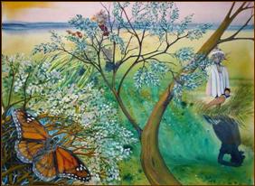 Shadows
Watercolor 22 1/2� x 30�

